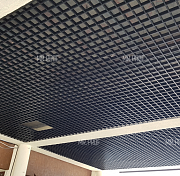 Потолок Грильято Эконом 50x50 мм черный