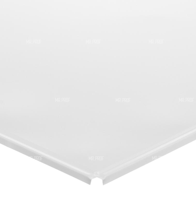 Кассета Албес Эконом 600х600 мм белая матовая алюминиевая