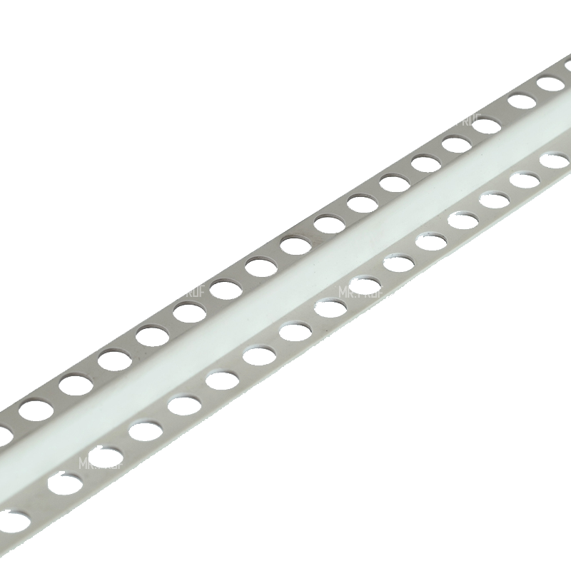 Профиль маячковый ПВХ 23х6 мм (1,0мм) перфорированный