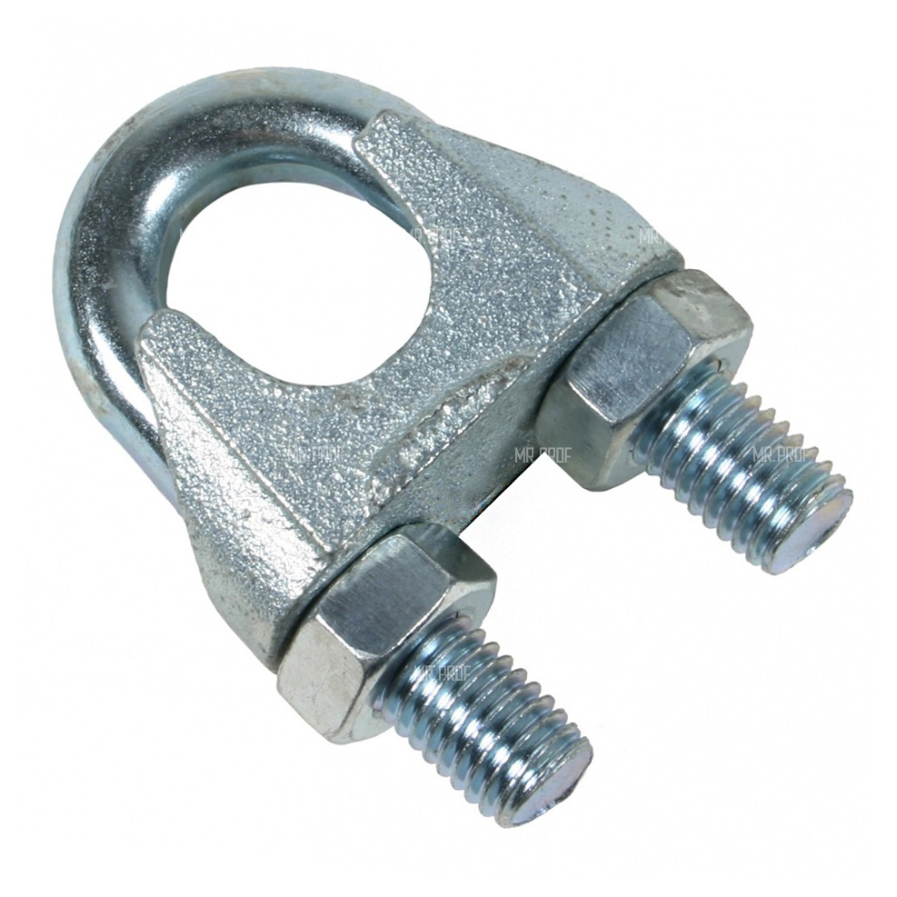 Зажим для стальн.канатов оцинк.3 (DIN 741) (1)