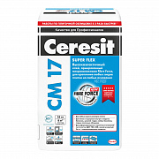 Клей для плитки Ceresit CM 17 Super Flex 25 кг