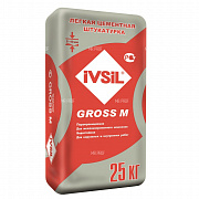 Цементная фасадная штукатурка IVSIL GROSS МН 25 кг