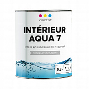 Краска интерьерная моющаяся Vincent Interieur Aqua 7, 0,8 л