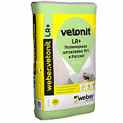 Шпаклевка полимерная финишная Weber Vetonit LR+ 20кг 