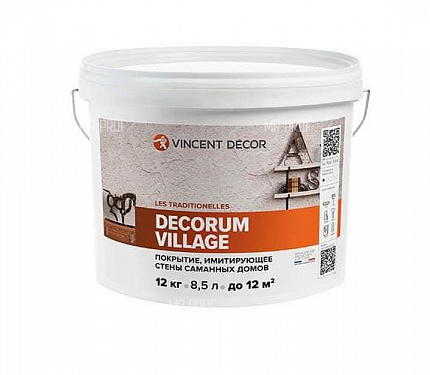 Декоративная фактурная штукатурка Decorum Village Vincent Decor 12 кг