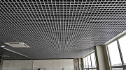 Потолок Грильято Эконом металлик 75x75 мм
