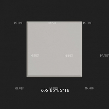 Обрамления квадрат Evrowood (Евровуд) K 02 (85х85х18 мм)