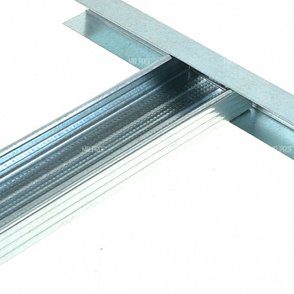 Профиль потолочный направляющий Албес DIN 28х27 мм (0,50 мм) 3000 мм