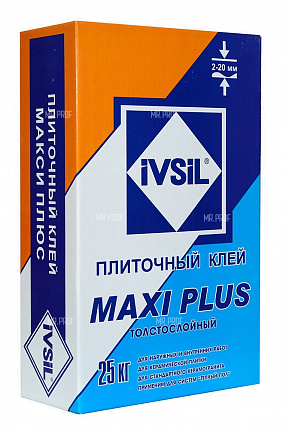 Плиточный клей IVSIL MAXI PLUS 25кг