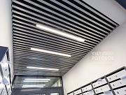 Реечный потолок  Албес "Кубообразный дизайн" A38S металлик с шагом 35 мм