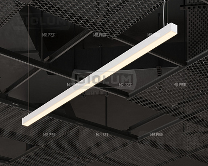 Линейный светодиодный светильник LP33-1000 для кубообразных потолков, белый, 27Вт, 4000К